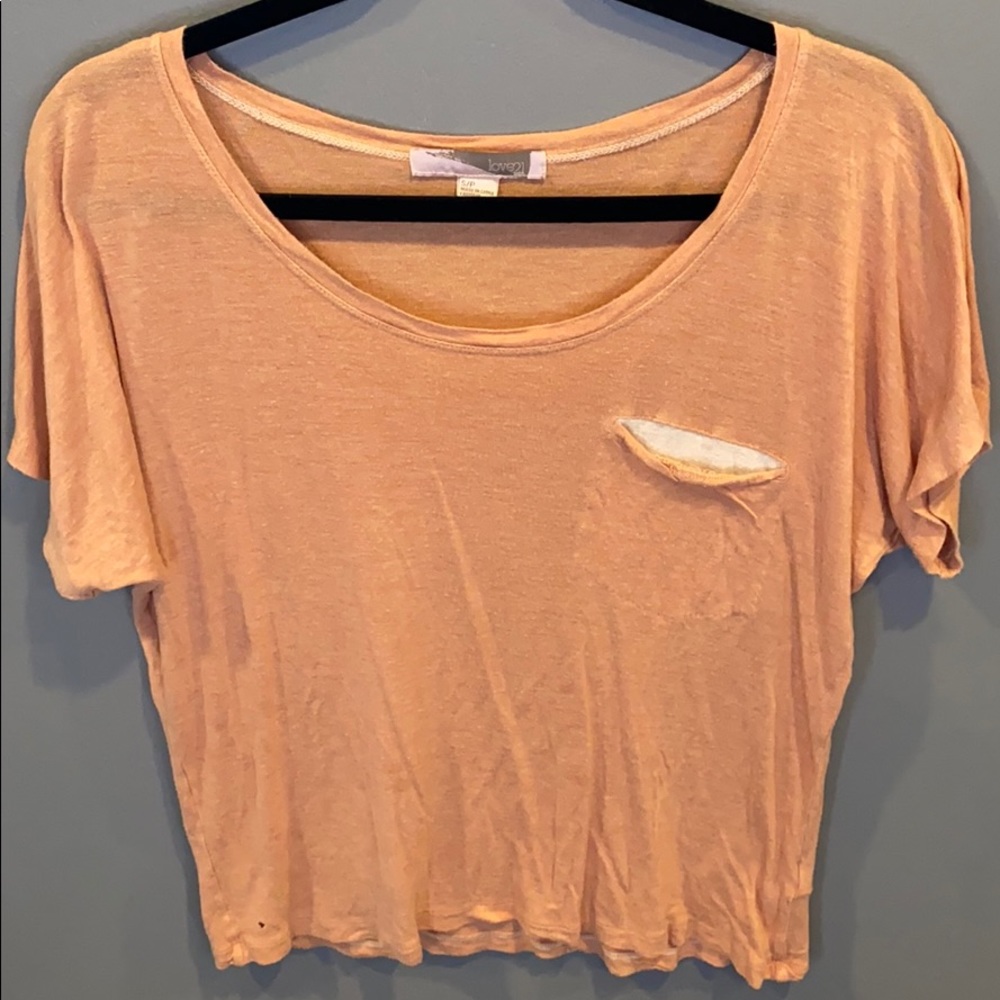 RARE•love21•t-shirt•women•light pink•small/P
